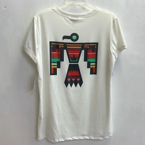 LuLaRoe Liv Tee – Size Large – NWT – Aztec Eagle Design(1149) - Picture 3 of 4